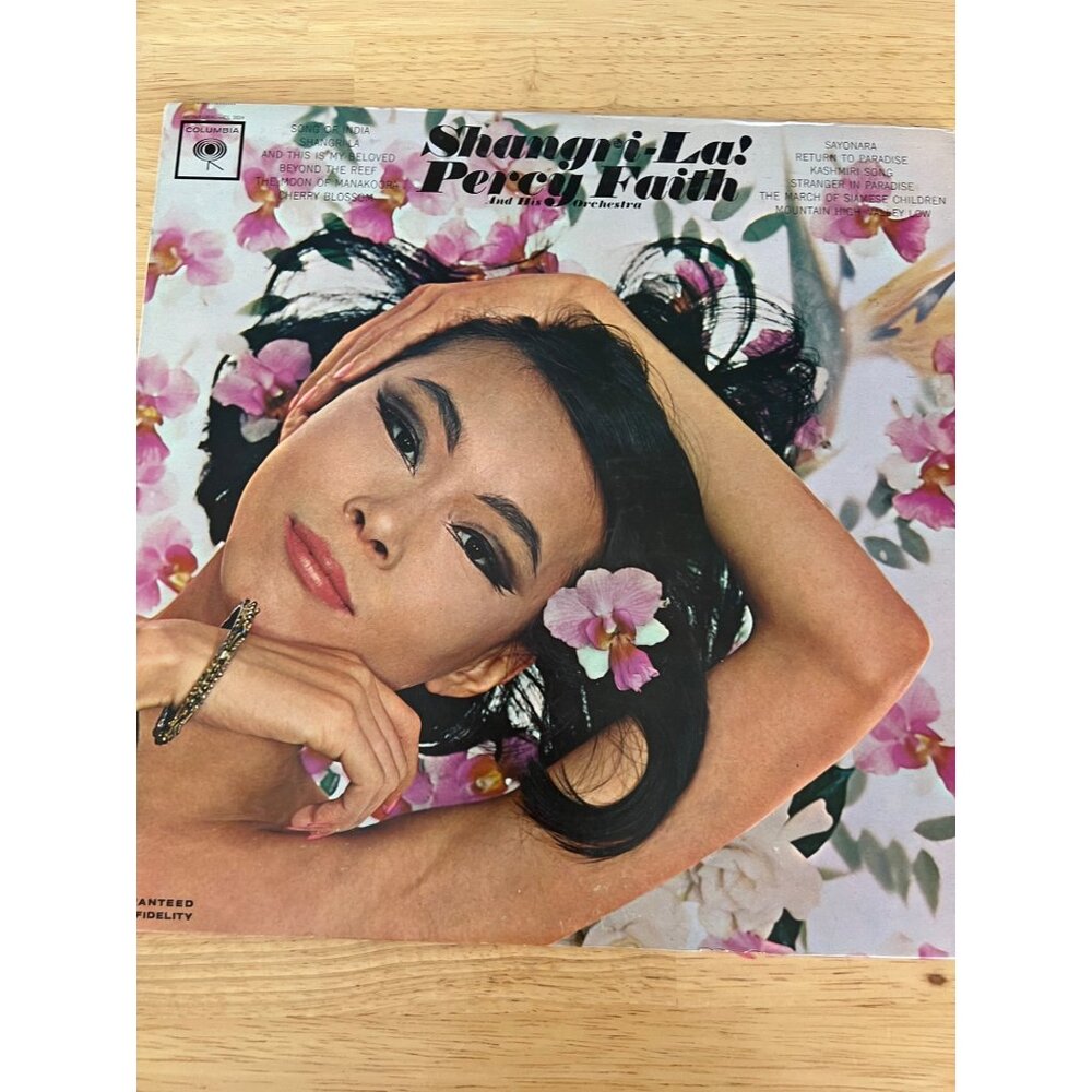 Percy Faith & His Orchestra "Shangri-La!" Vinyl Record  CL 2024 Vintage Album